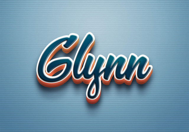 Free photo of Cursive Name DP: Glynn