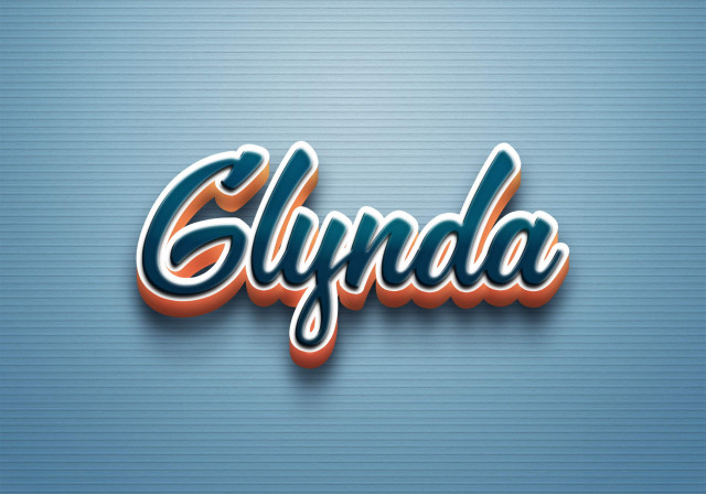 Free photo of Cursive Name DP: Glynda