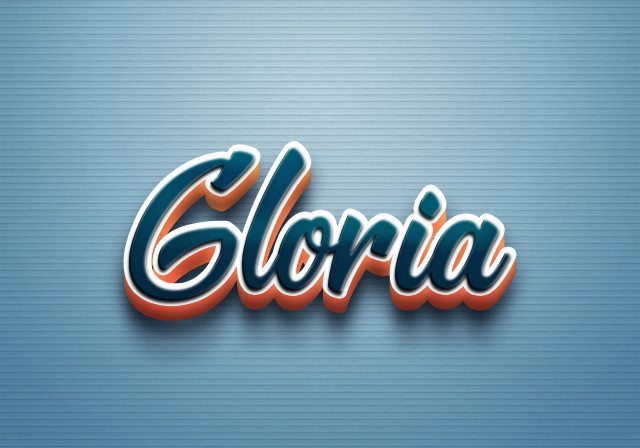 Free photo of Cursive Name DP: Gloria