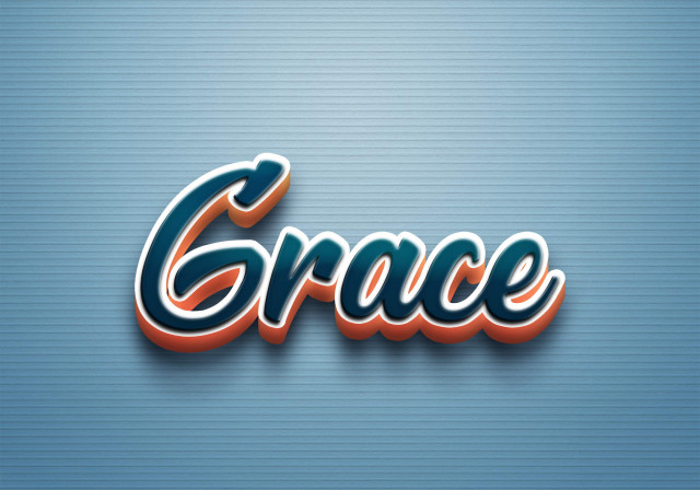 Free photo of Cursive Name DP: Grace