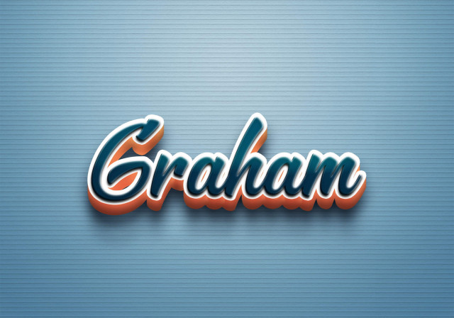 Free photo of Cursive Name DP: Graham
