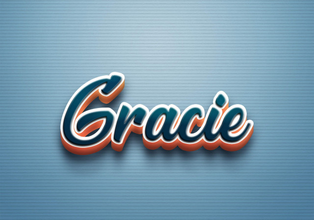 Free photo of Cursive Name DP: Gracie