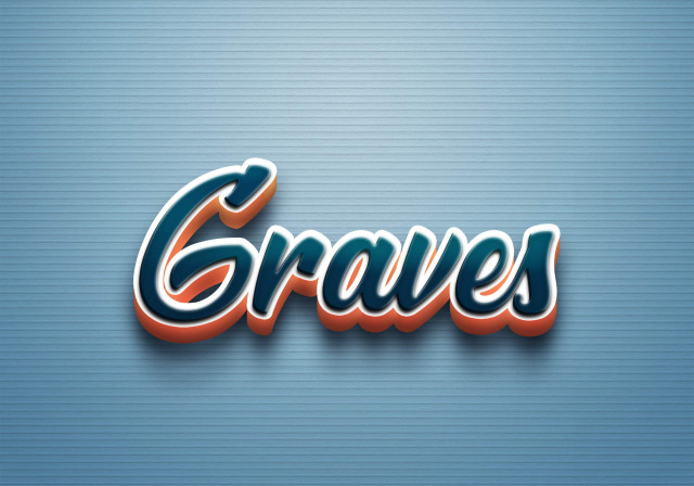 Free photo of Cursive Name DP: Graves