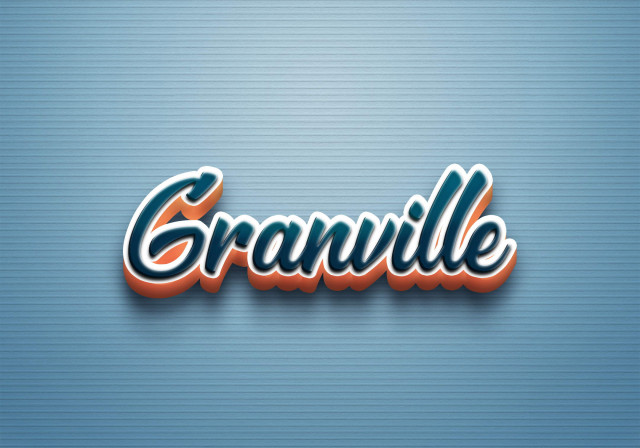 Free photo of Cursive Name DP: Granville