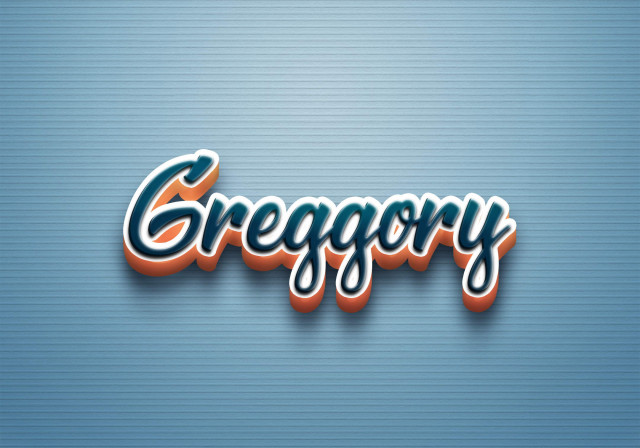 Free photo of Cursive Name DP: Greggory