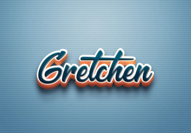 Free photo of Cursive Name DP: Gretchen