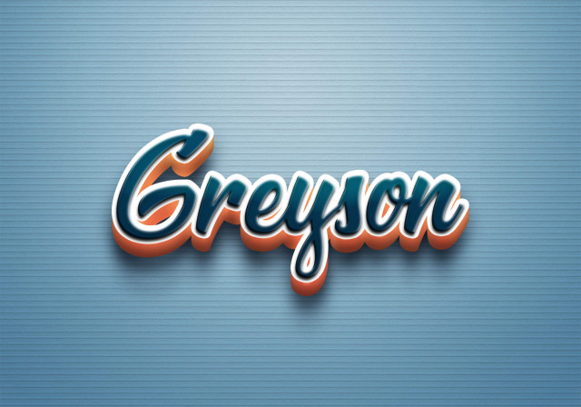 Free photo of Cursive Name DP: Greyson