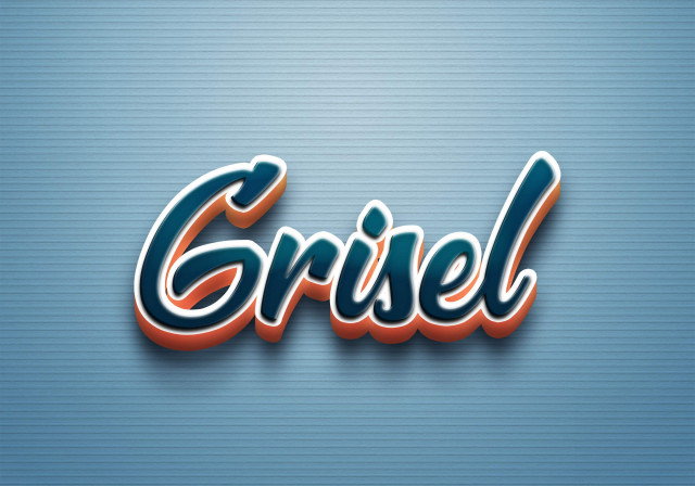 Free photo of Cursive Name DP: Grisel