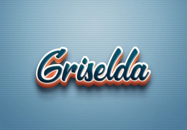 Free photo of Cursive Name DP: Griselda