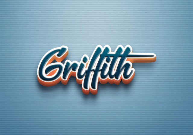 Free photo of Cursive Name DP: Griffith