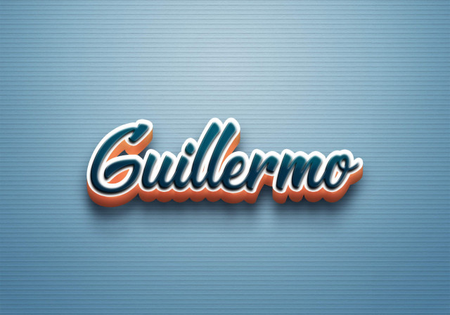 Free photo of Cursive Name DP: Guillermo