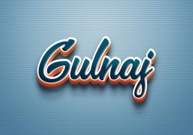 Free photo of Cursive Name DP: Gulnaj