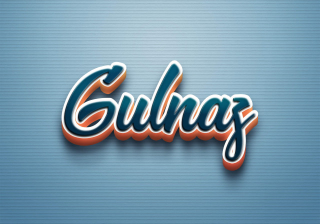 Free photo of Cursive Name DP: Gulnaz