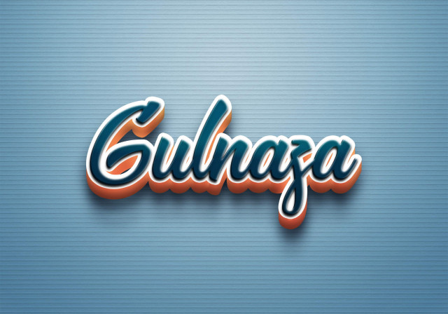 Free photo of Cursive Name DP: Gulnaza