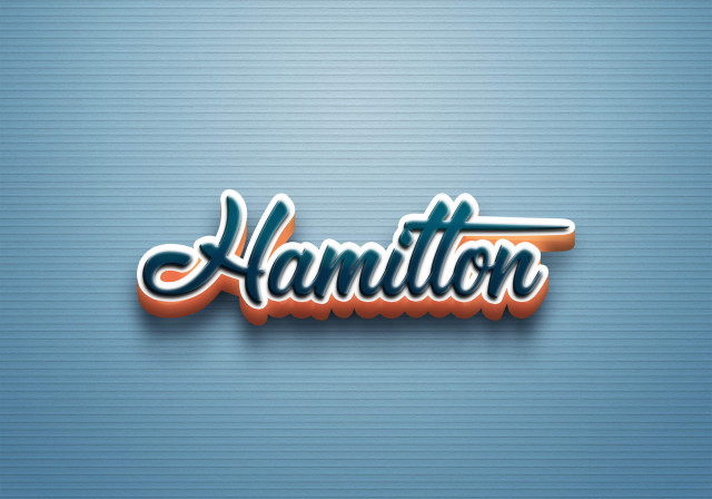 Free photo of Cursive Name DP: Hamilton