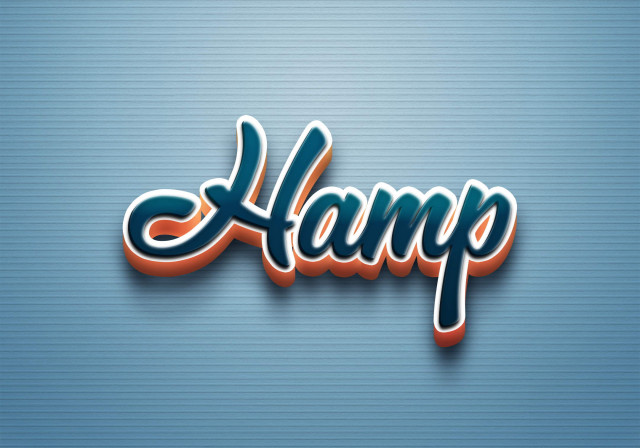 Free photo of Cursive Name DP: Hamp