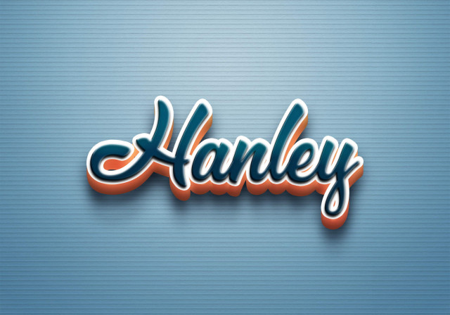 Free photo of Cursive Name DP: Hanley