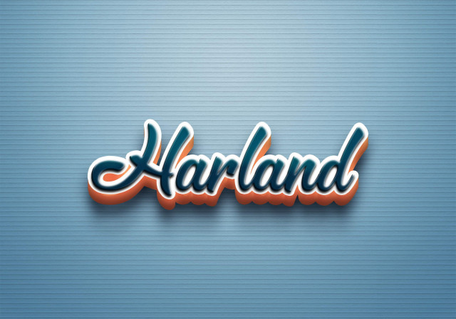 Free photo of Cursive Name DP: Harland