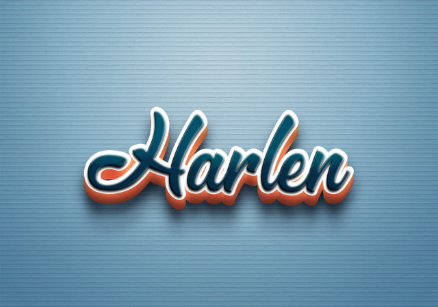 Free photo of Cursive Name DP: Harlen