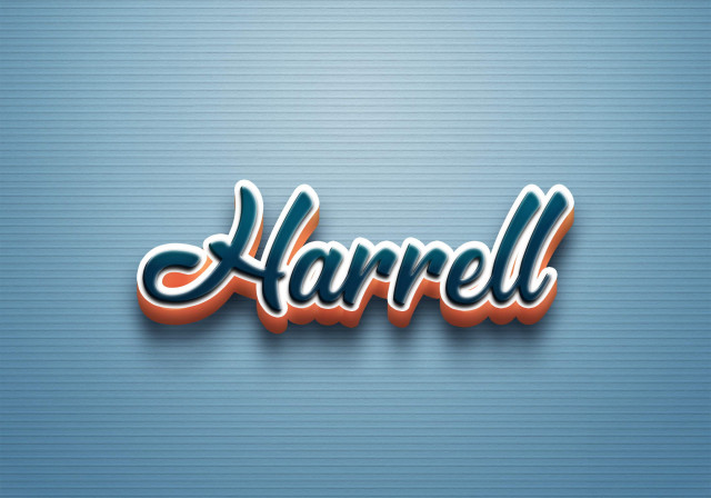 Free photo of Cursive Name DP: Harrell