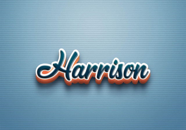 Free photo of Cursive Name DP: Harrison