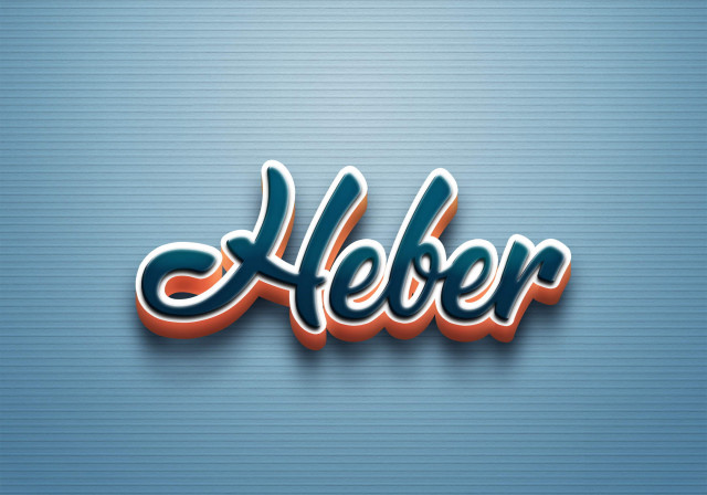 Free photo of Cursive Name DP: Heber