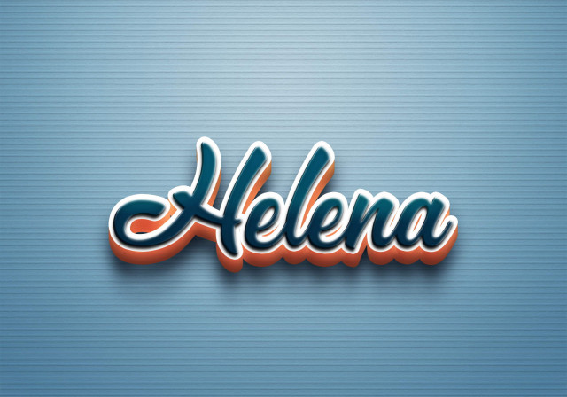 Free photo of Cursive Name DP: Helena