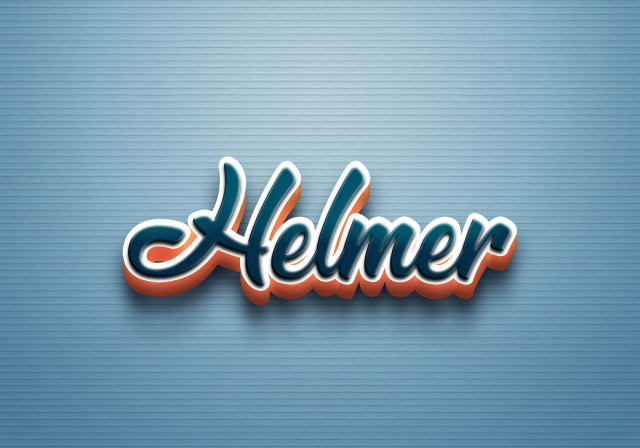 Free photo of Cursive Name DP: Helmer