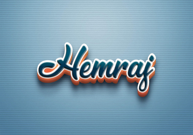 Free photo of Cursive Name DP: Hemraj