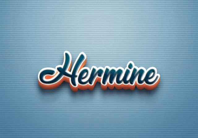 Free photo of Cursive Name DP: Hermine