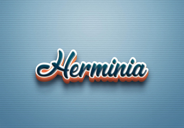 Free photo of Cursive Name DP: Herminia