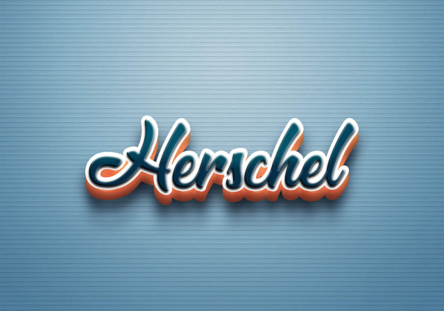 Free photo of Cursive Name DP: Herschel