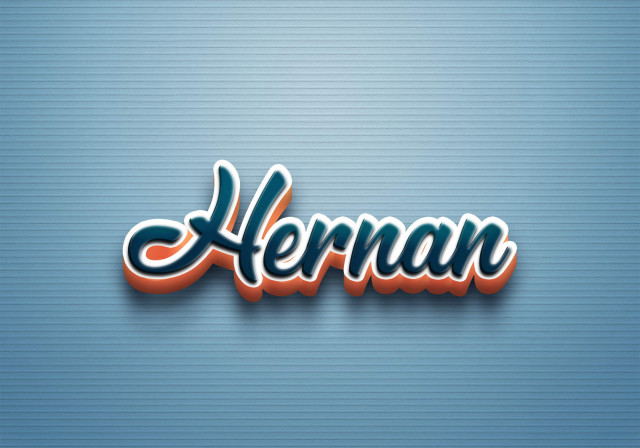 Free photo of Cursive Name DP: Hernan