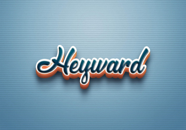 Free photo of Cursive Name DP: Heyward