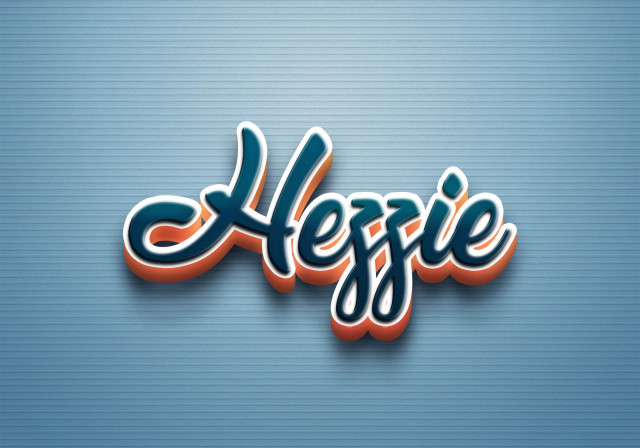 Free photo of Cursive Name DP: Hezzie