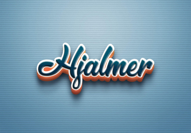 Free photo of Cursive Name DP: Hjalmer