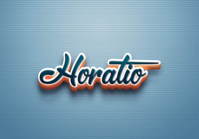 Free photo of Cursive Name DP: Horatio