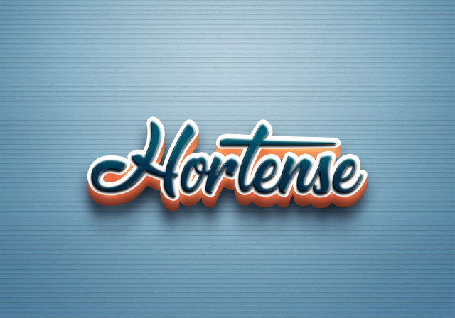 Free photo of Cursive Name DP: Hortense