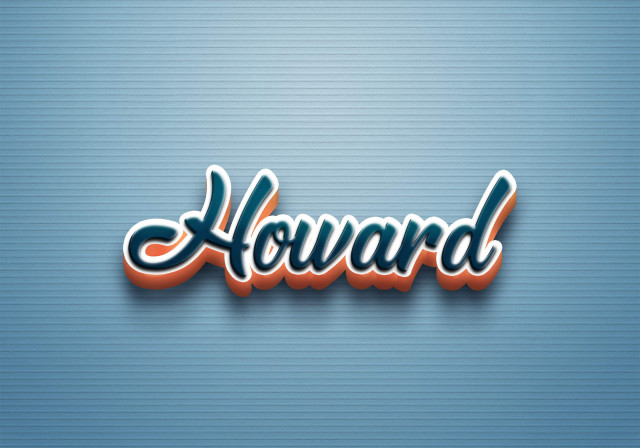 Free photo of Cursive Name DP: Howard