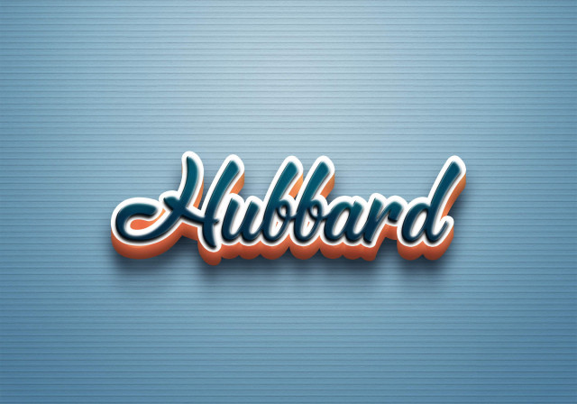 Free photo of Cursive Name DP: Hubbard