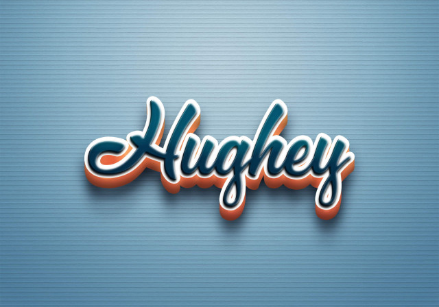 Free photo of Cursive Name DP: Hughey