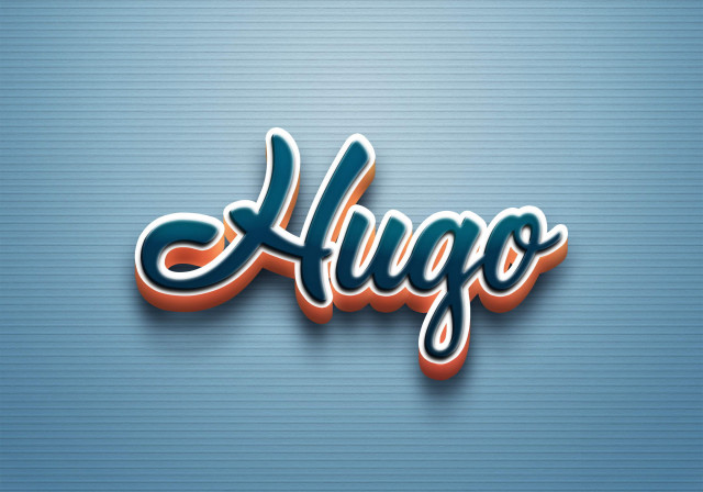 Free photo of Cursive Name DP: Hugo