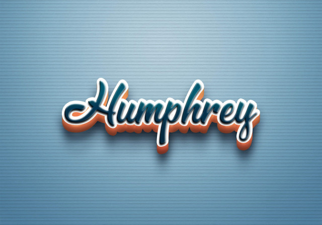 Free photo of Cursive Name DP: Humphrey