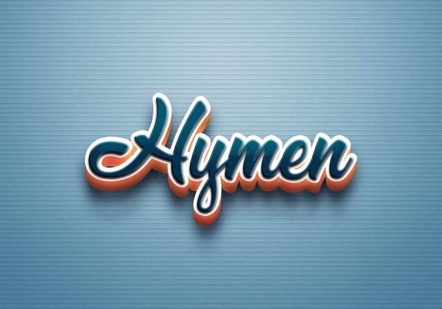 Free photo of Cursive Name DP: Hymen