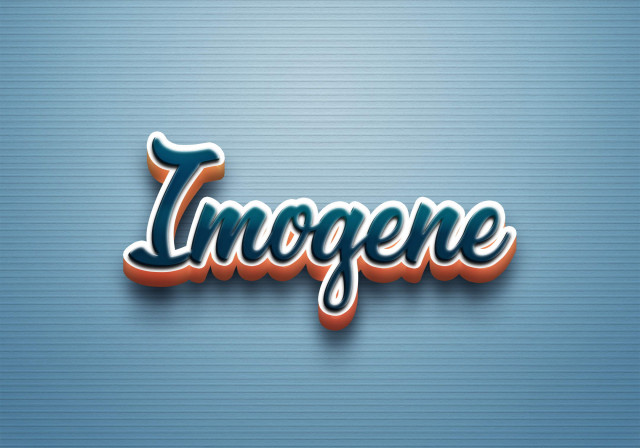 Free photo of Cursive Name DP: Imogene