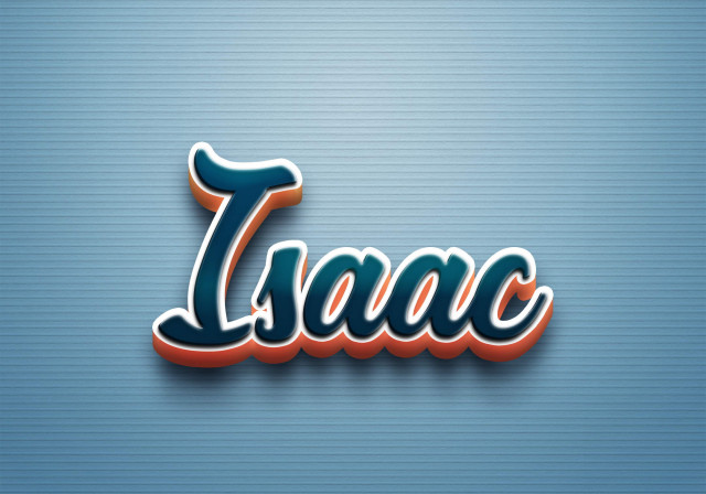 Free photo of Cursive Name DP: Isaac