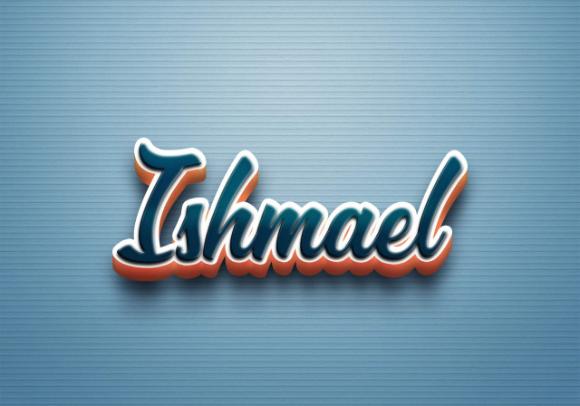 Free photo of Cursive Name DP: Ishmael