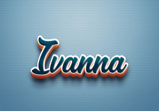 Free photo of Cursive Name DP: Ivanna