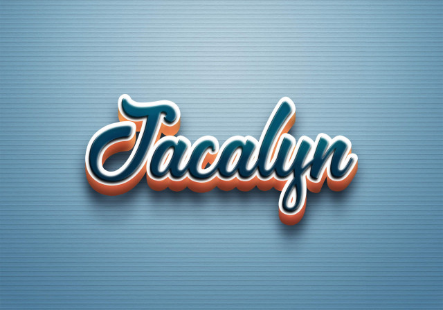 Free photo of Cursive Name DP: Jacalyn