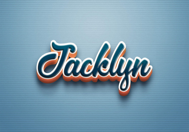 Free photo of Cursive Name DP: Jacklyn